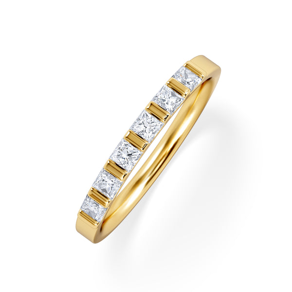 OLIVIA 18K Gold Diamond ETERNITY RING 0.50CT G/VS